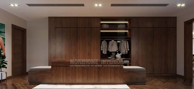 # 17 mẫu tủ quần áo gỗ gỗ óc chó đẹp cho Thiết kế nội thất căn hộ